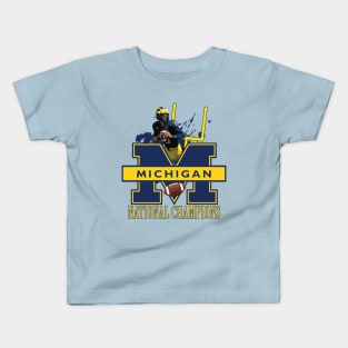 Awesome Michigan National Champions Design Kids T-Shirt